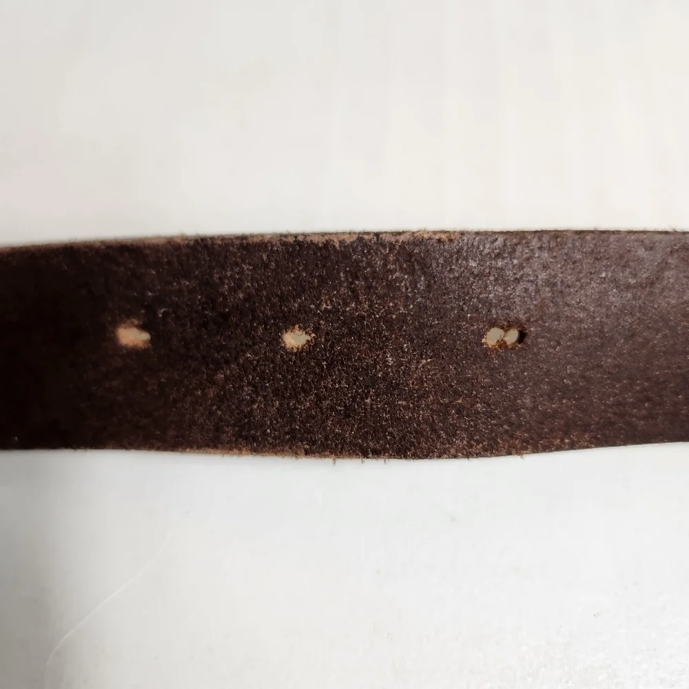 Remington Mens 12 GA Brown Leather Belt-Size 3X (50-52)